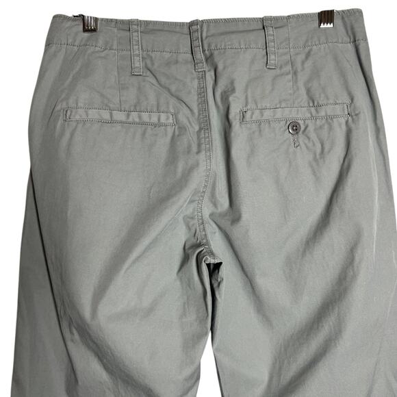 G1 G-One Goods Parachute Crop Pant SIZE 2 Gray Green Pull-Stop Ankle Cotton - Picture 7 of 12